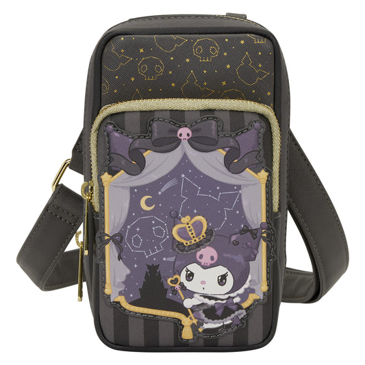 Loungefly Sanrio Kuromi 20th Anniversary Cell Phone Crossbody