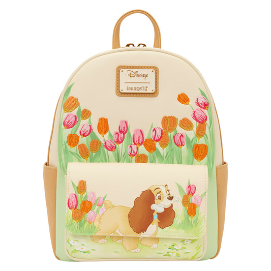 Loungefly Disney Lady And The Tramp Pastel Tulip Mini Backpack