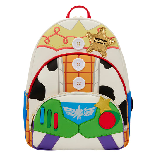 Loungefly Disney Pixar Toy Story 5 Triple Pocket Mid Size Backpack
