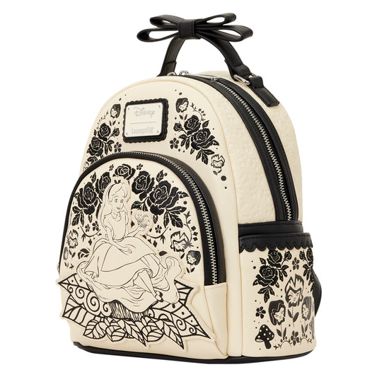 Loungefly Disney Alice in Wonderland Embroidered Floral Mini Backpack