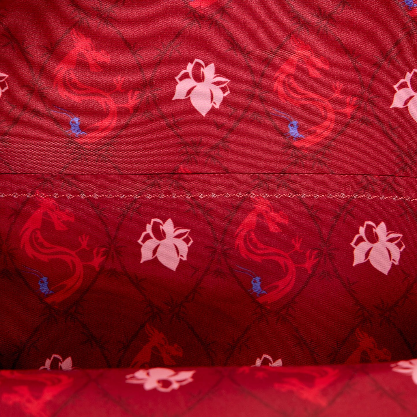 Loungefly Disney Mulan Mushu Glitter Cosplay Mini Backpack