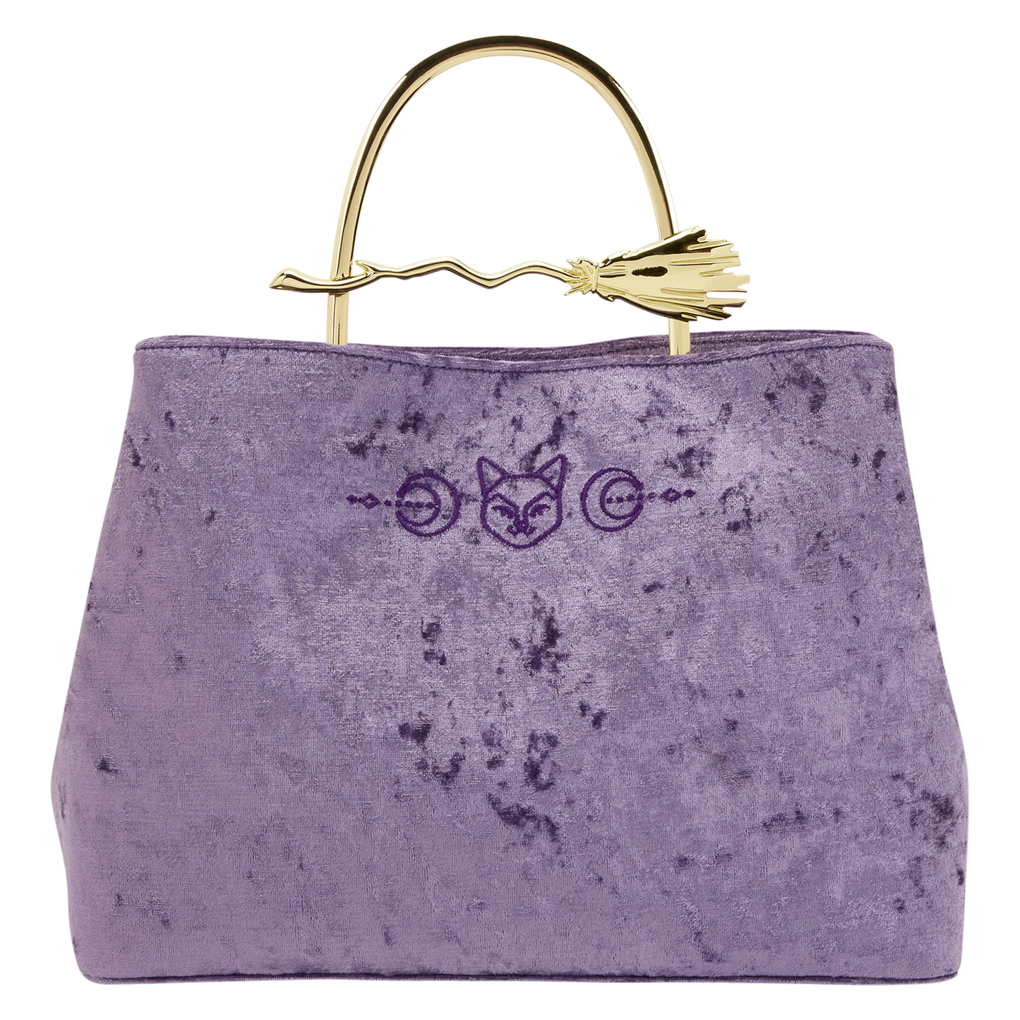 Loungefly Disney Hocus Pocus Velvet Broom Handle Handbag