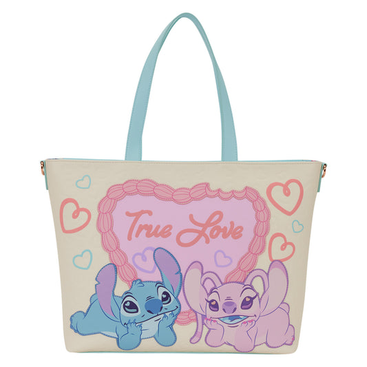 Loungefly Disney Lilo & Stitch True Love Tote Bag