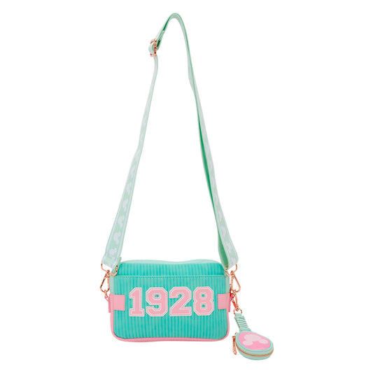 Loungefly Disney Mickey & Friends Tennis Sling Crossbody Bag With Coin Bag