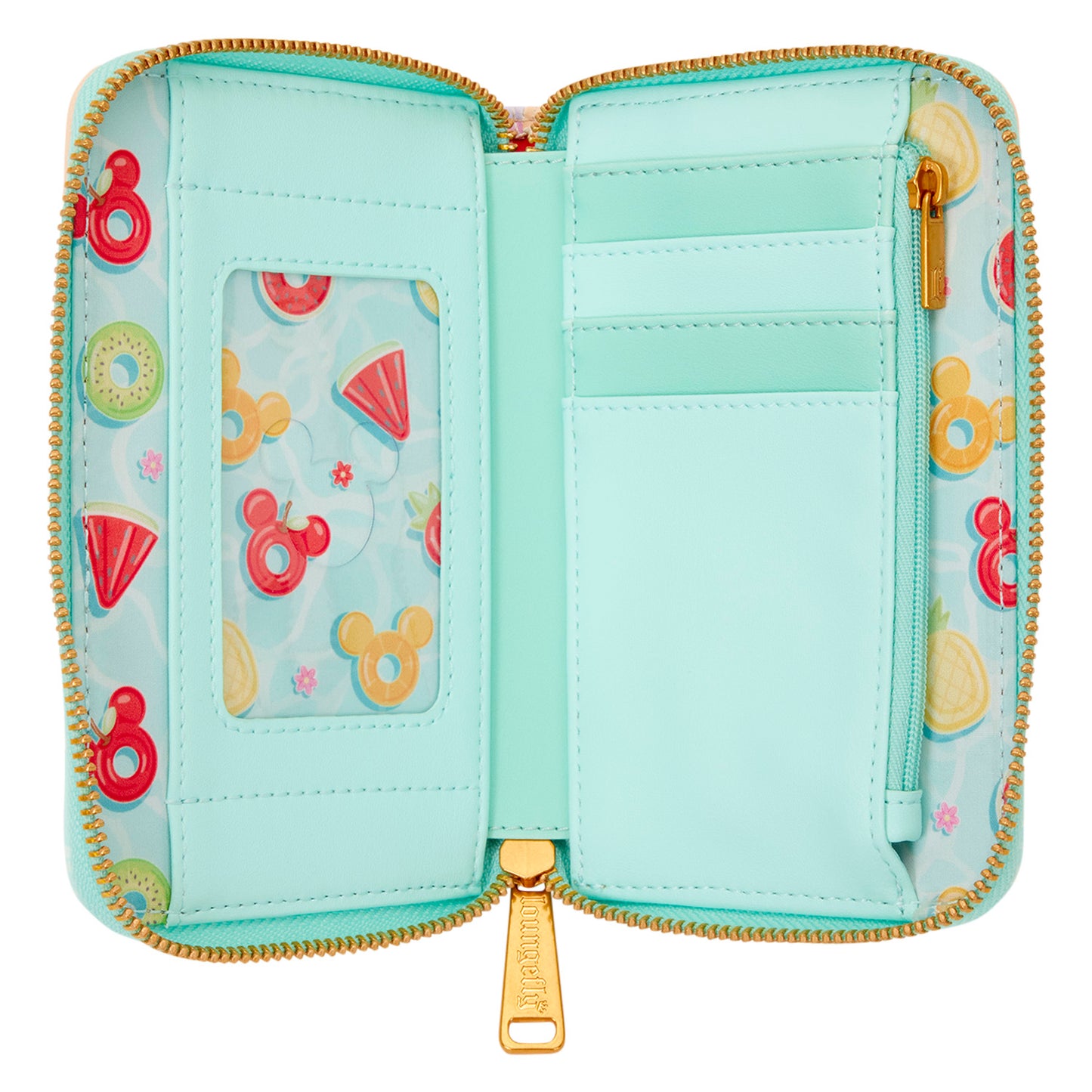 Loungefly Disney Mickey & Minni Beach Fun Zip Around Wallet