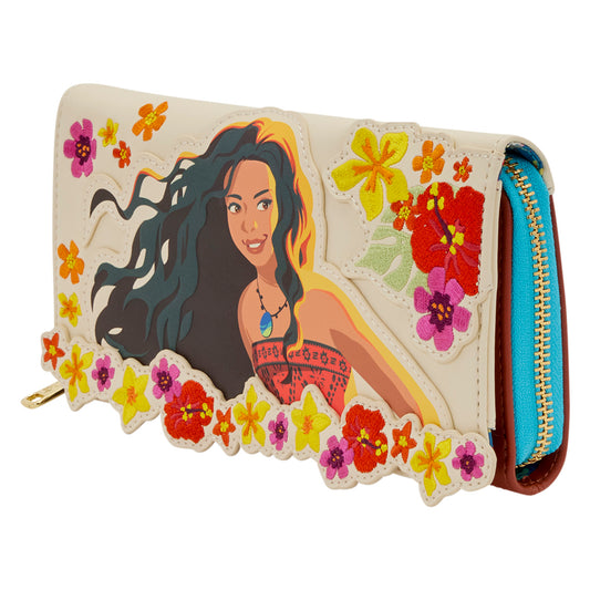 Loungefly Disney Moana Live Action Zip Around Wallet
