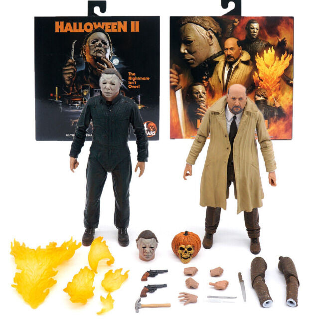 NECA - Halloween 2 , Ultimate Loomis & Myers 7” Scale Action Figure
