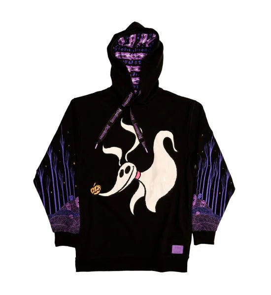 Loungefly Nightmare Before Christmas Zero Hearts Unisex Hoodie