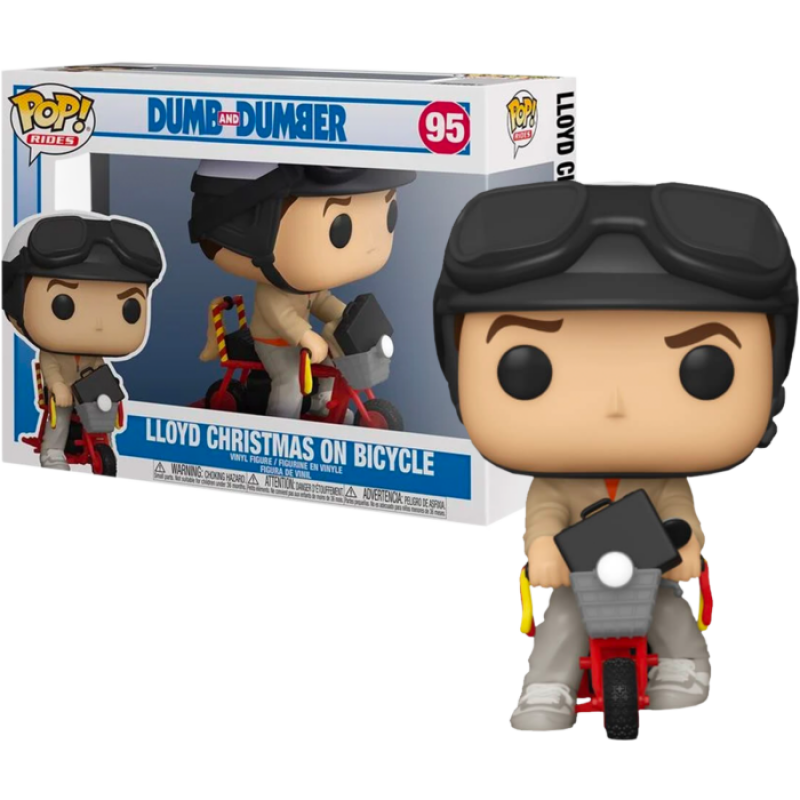 Funko Pop ! Movies 95 Lloyd Christmas on a bicycle