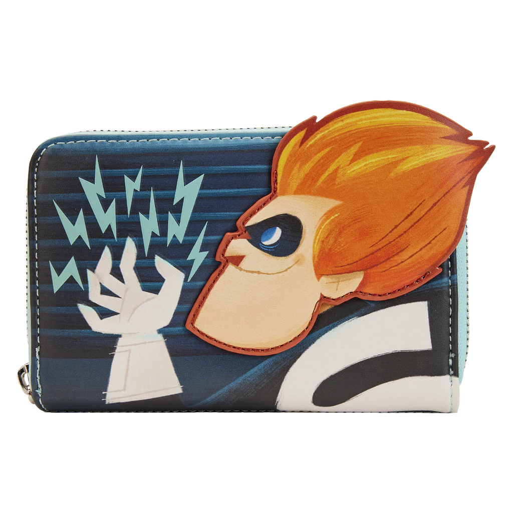 Loungefly Disney Pixar Moments Incredibles Syndrome Zip Around Wallet