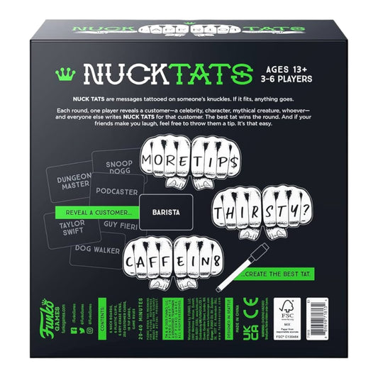 Funko - Nuck Tats board game