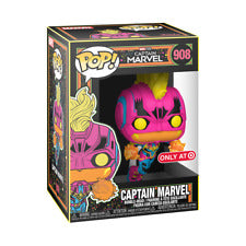 Funko Pop ! Marvel 908 Captain Marvel.Blacklight