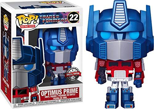 Funko Pop ! Retro toys 22 Optimus Prime Metallic