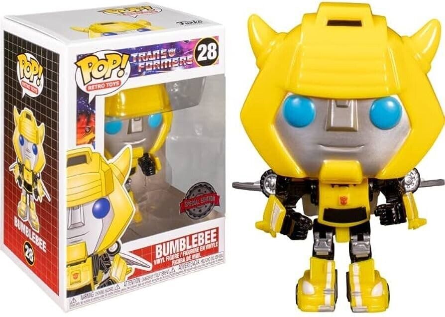 Funko Pop ! Retro toys 28 Bumblebee with wings