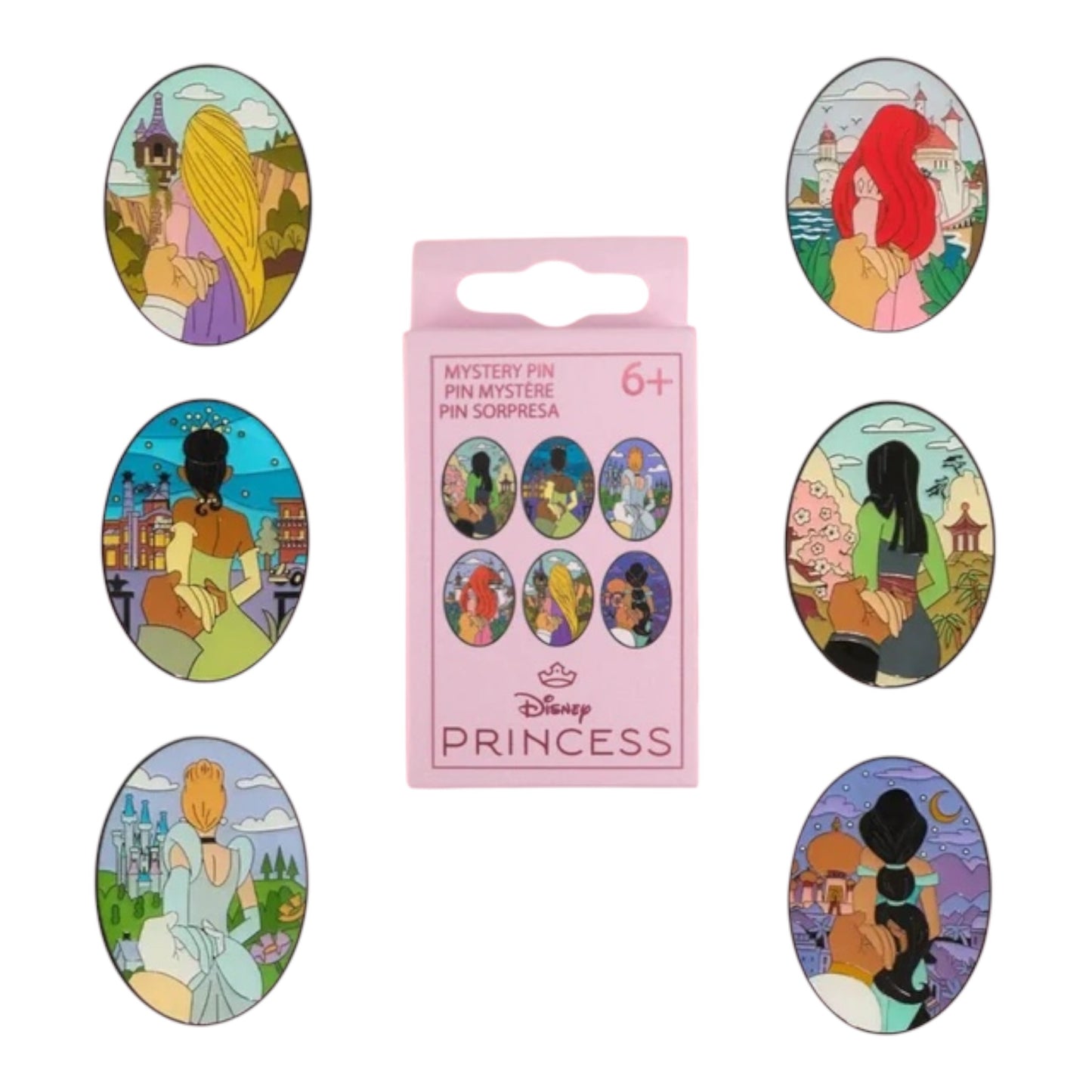 Loungefly Disney Princess Hand Holding Mystery Pins