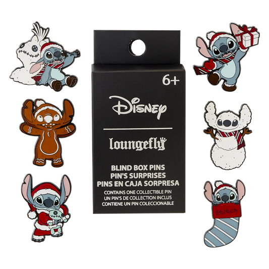 Loungefly Disney Stitch Holiday Blind Box Pin