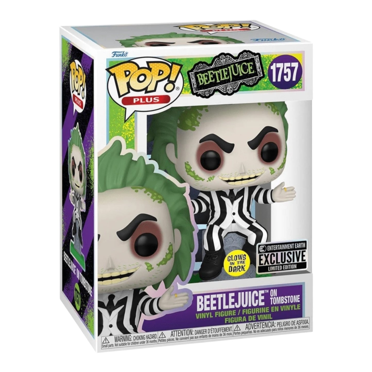 Funko Pop ! Movies 1757 Beetlejuice GITD EE EXC