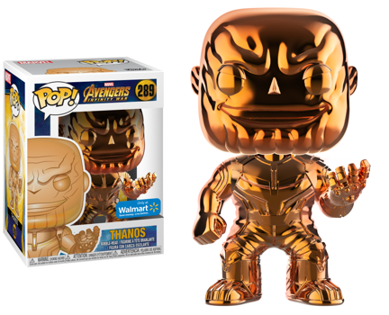 Funko Pop ! Marvel 289 Thanos (orange chrome)
