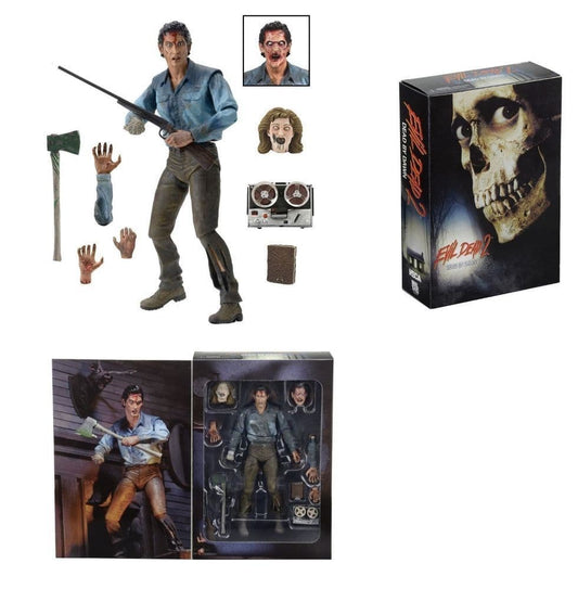 NECA - Evil Dead 2 , Dead by Dawn Ash 7” Scale Action Figure