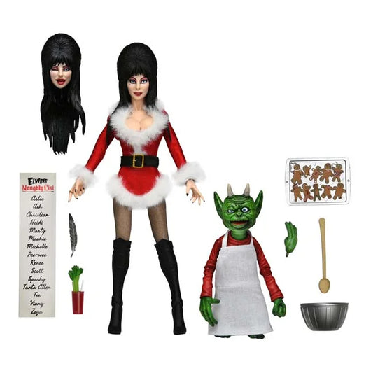 NECA - Elvira , very scary Xmas deluxe 8” figure