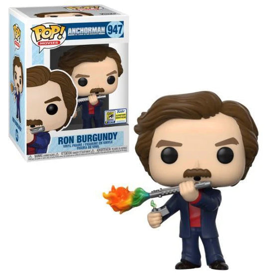 Funko Pop ! Movies 947 Ron Burgundy with flute