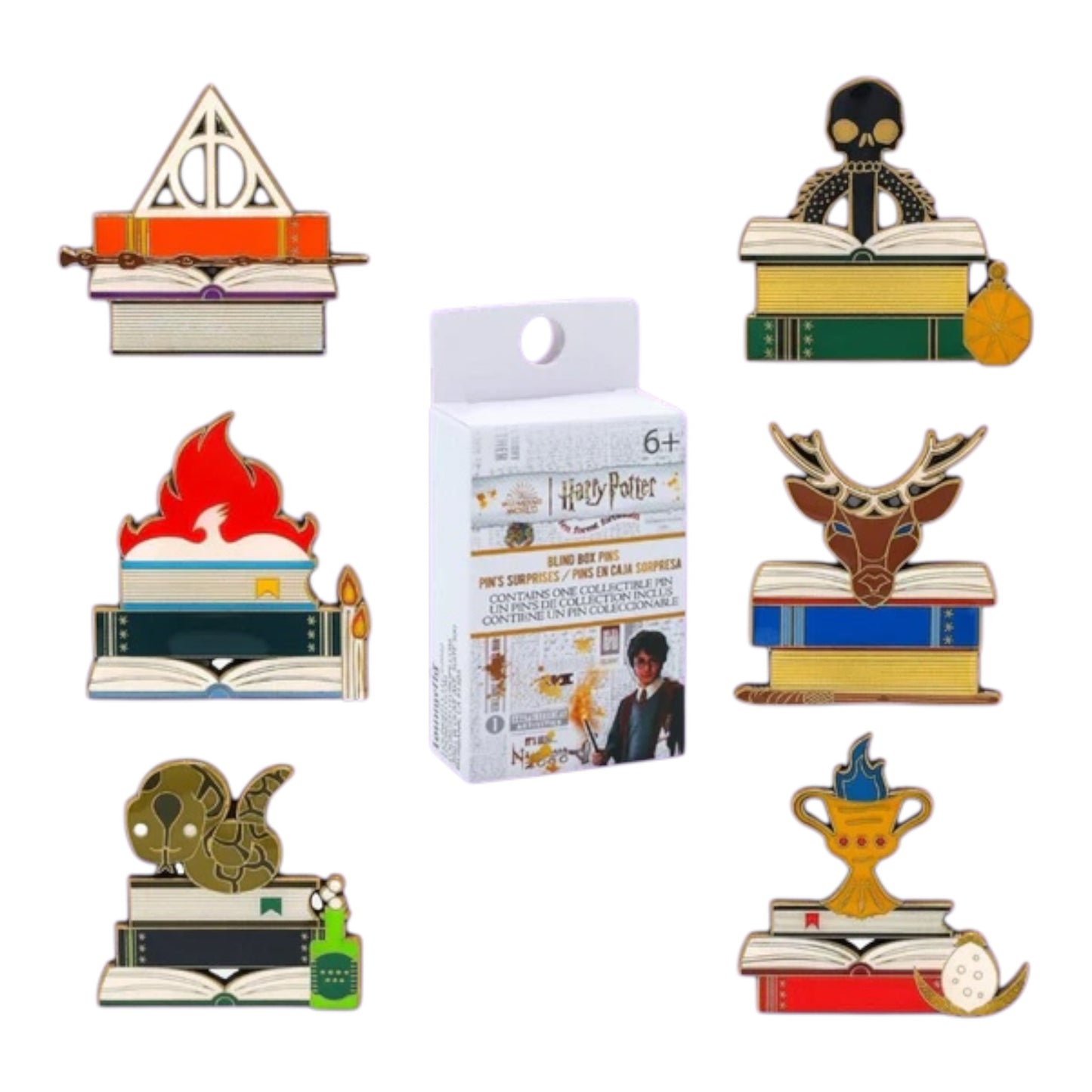 Loungefly Harry Potter Book Mystery Pins