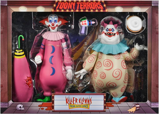 NECA - Toony Terrors , Killer Klowns 2 pack