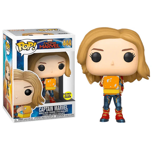 Funko Pop ! Marvel 444 Captain Marvel with tesseract