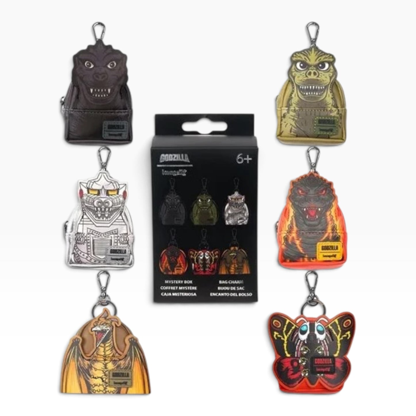 Loungefly Godzilla Mystery Bag Charm