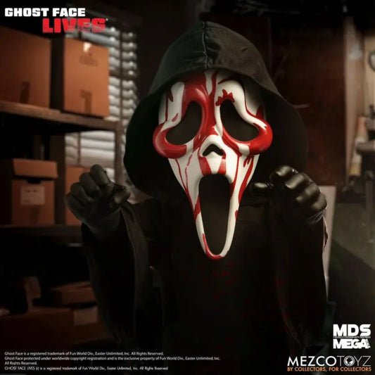 MEZCO MDS Ghost Face Bloody 15''