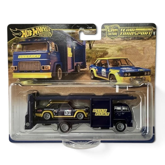 Hot Wheels Premium - TT : Fiat 131 Abarth & second story lorry