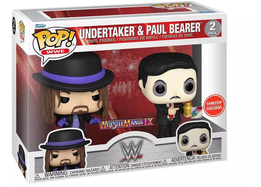 Funko Pop ! WWE 2 pack Undertaker & Paul Bearer