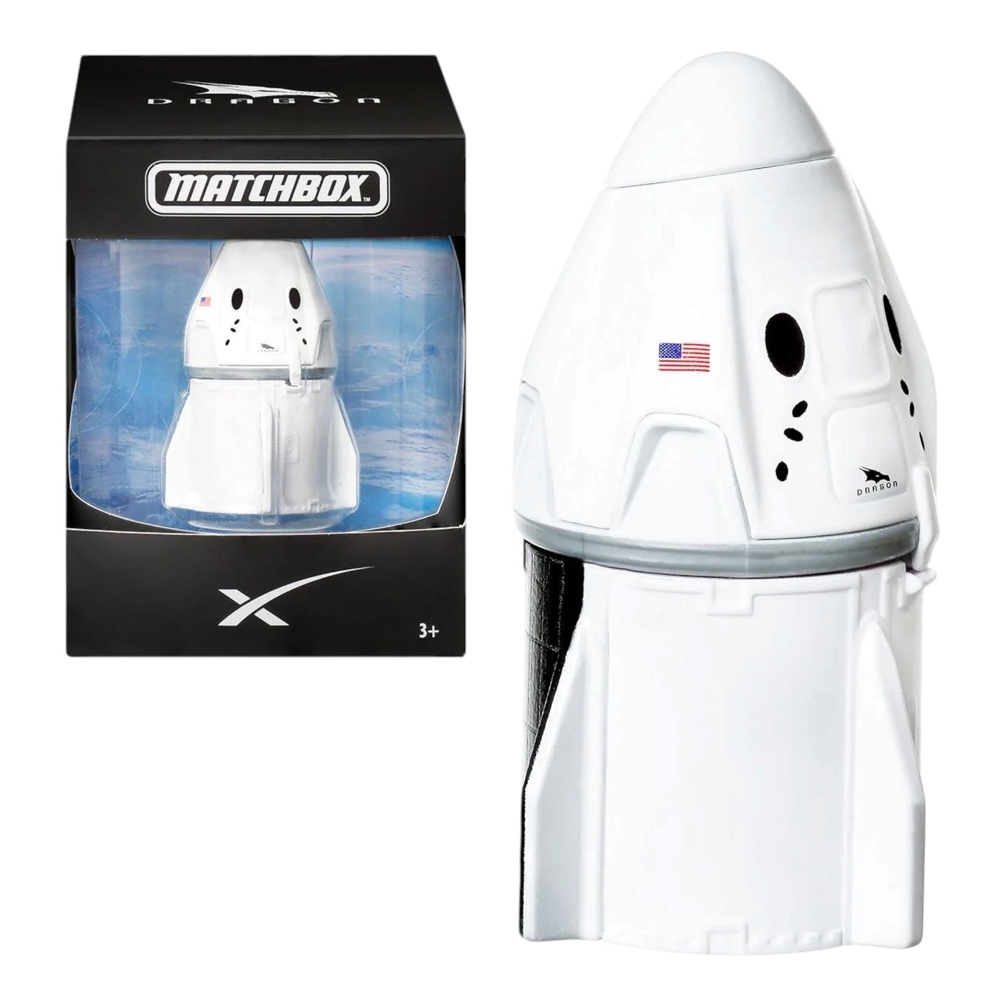 Matchbox space dragon capsule