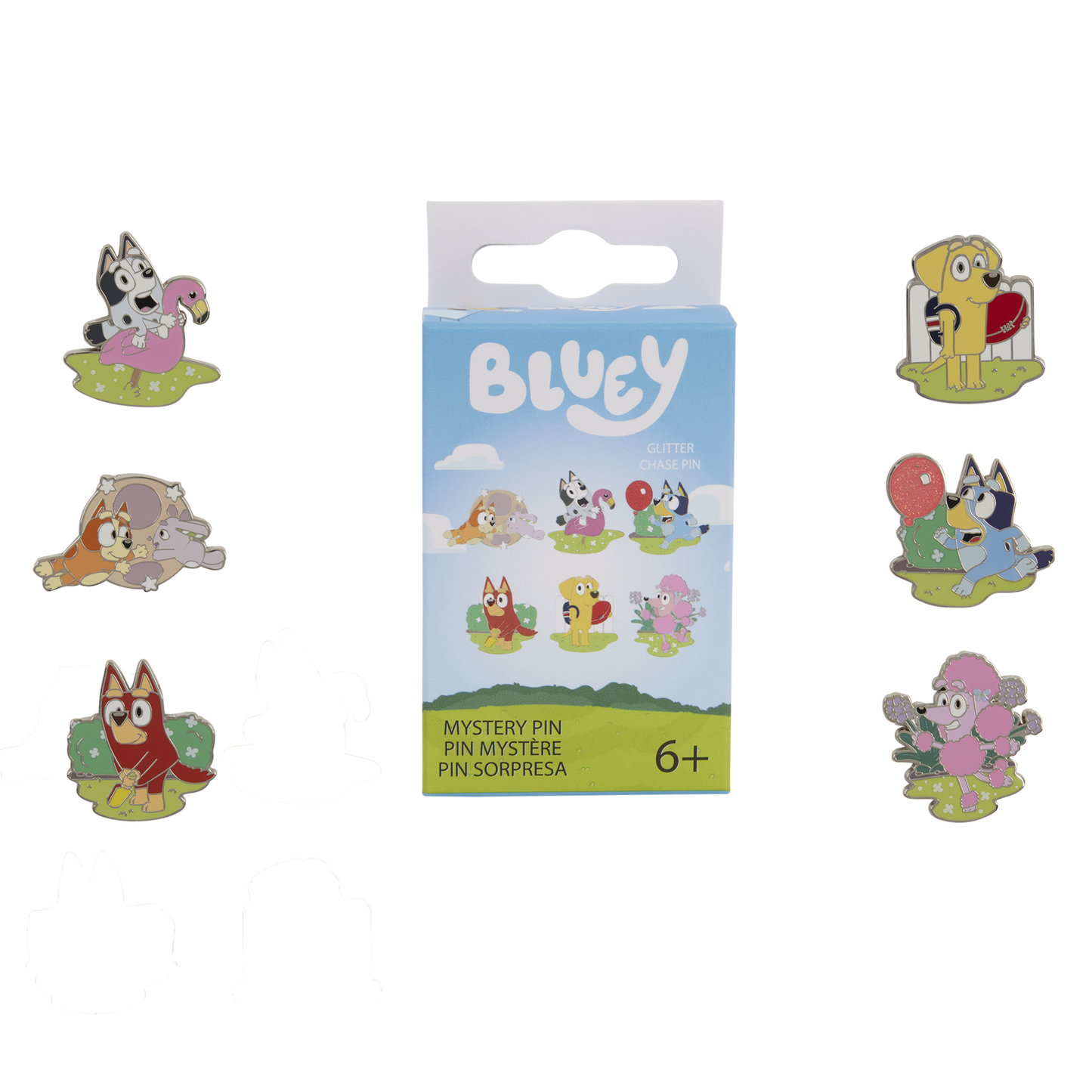 Loungefly BBC Bluey Characters Mystery Box Pin