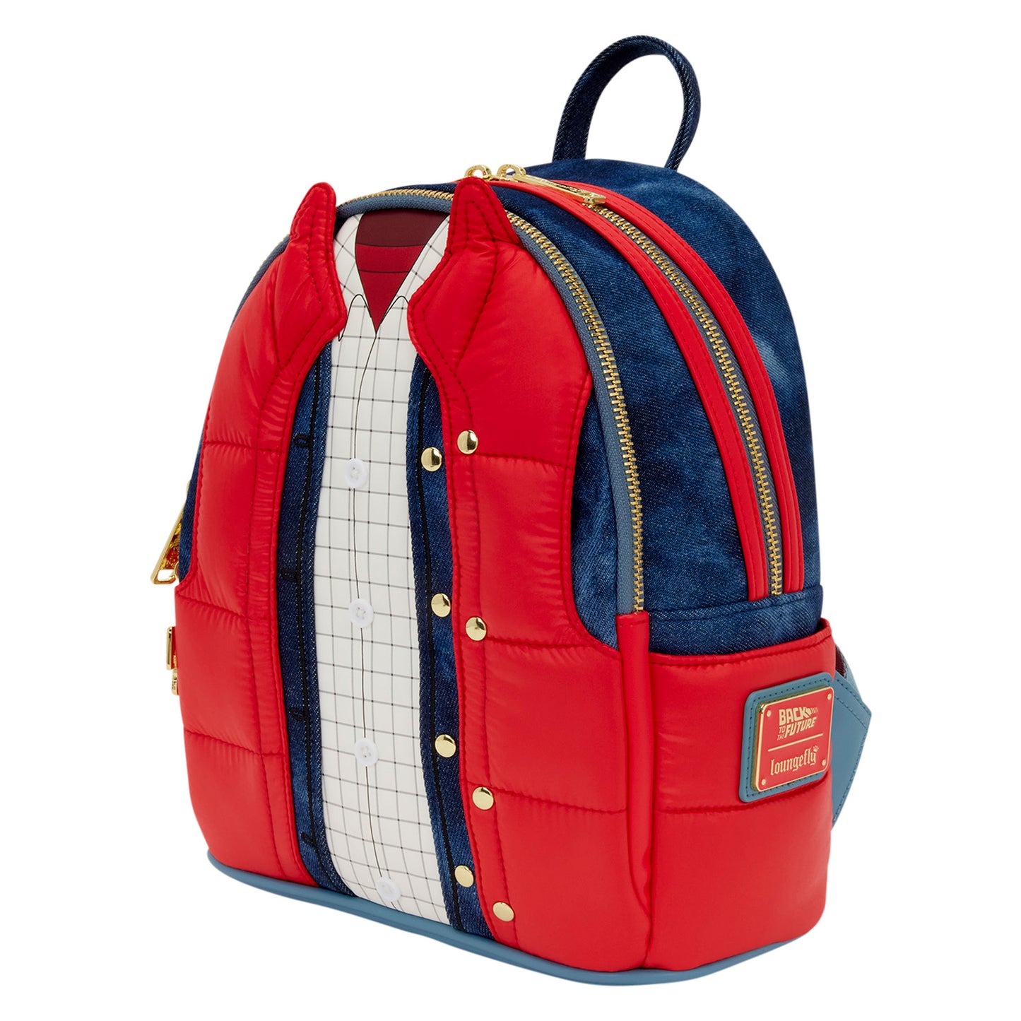 Loungefly Universal Back to the Future Marty McFly Cosplay Mini Backpack
