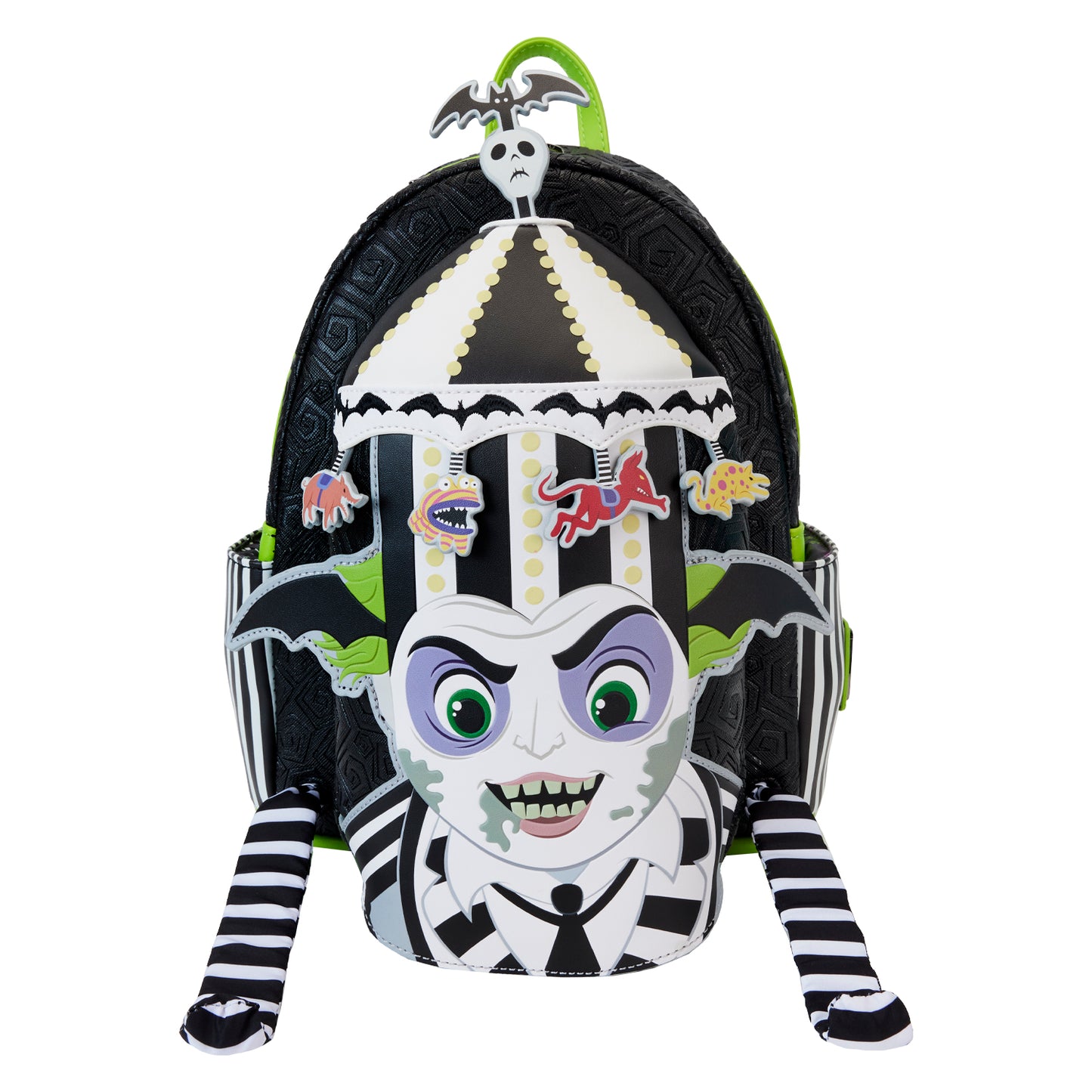 Loungefly Beetlejuice Carousel Glow In The Dark Cosplay Mini Backpack