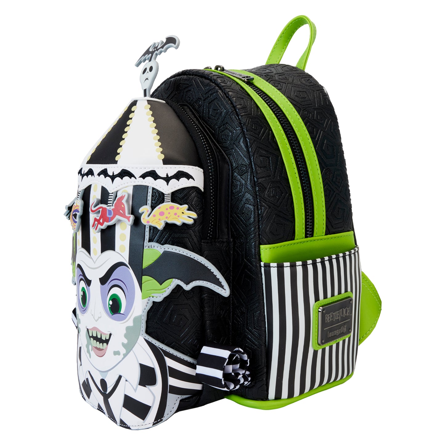 Loungefly Beetlejuice Carousel Glow In The Dark Cosplay Mini Backpack