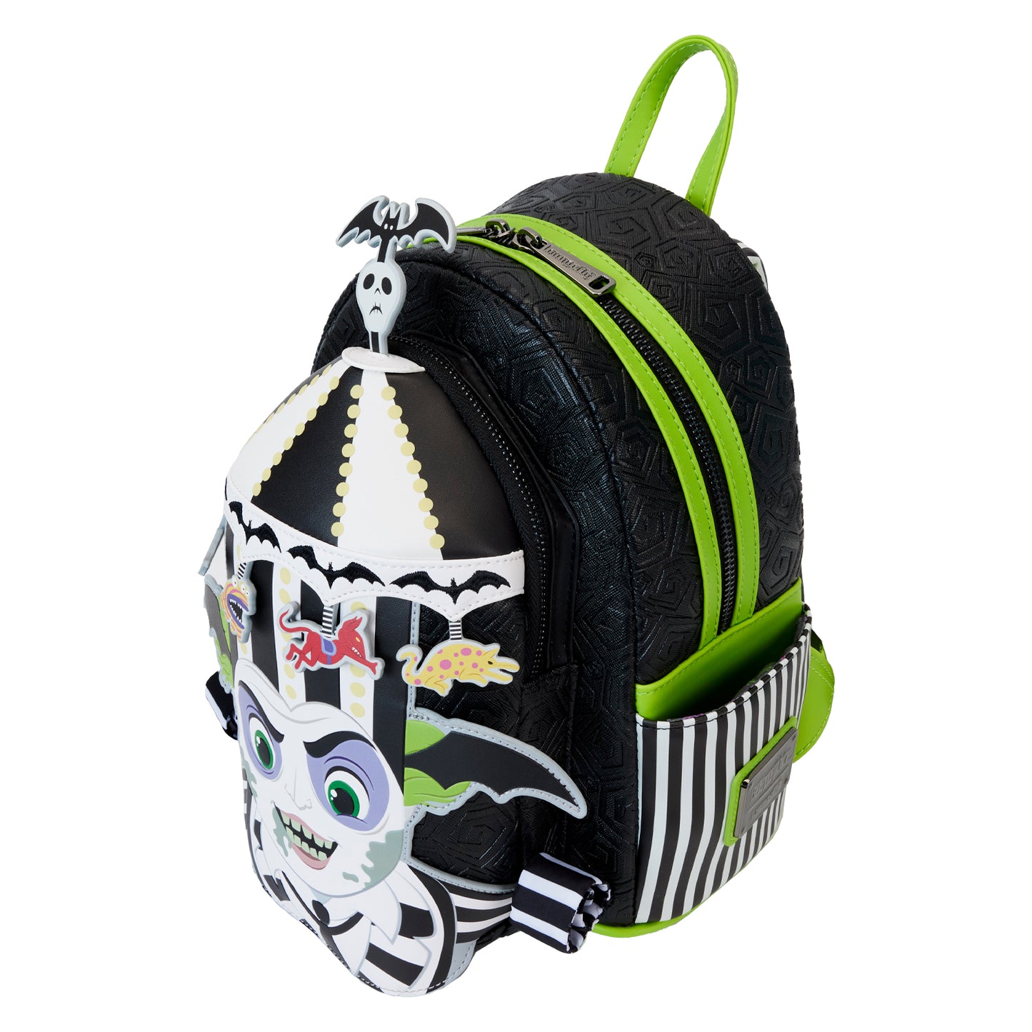 Loungefly Beetlejuice Carousel Glow In The Dark Cosplay Mini Backpack