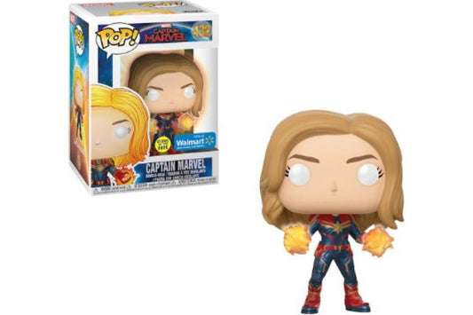 Funko Pop ! Marvel 432 Captain Marvel GITD