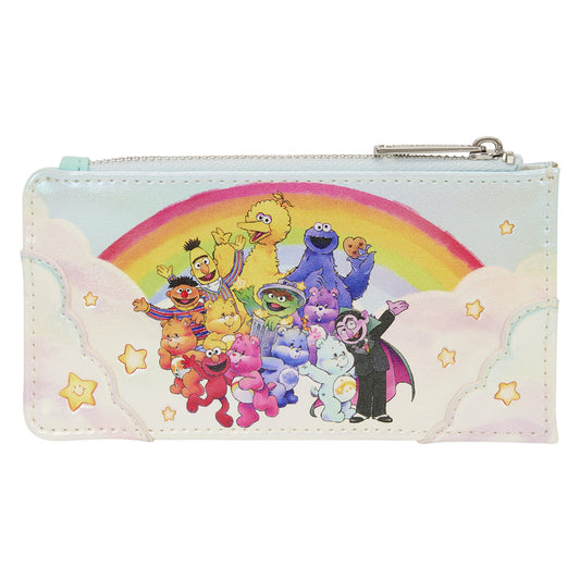 Loungefly Care Bears X Sesame Street Large Card Holder