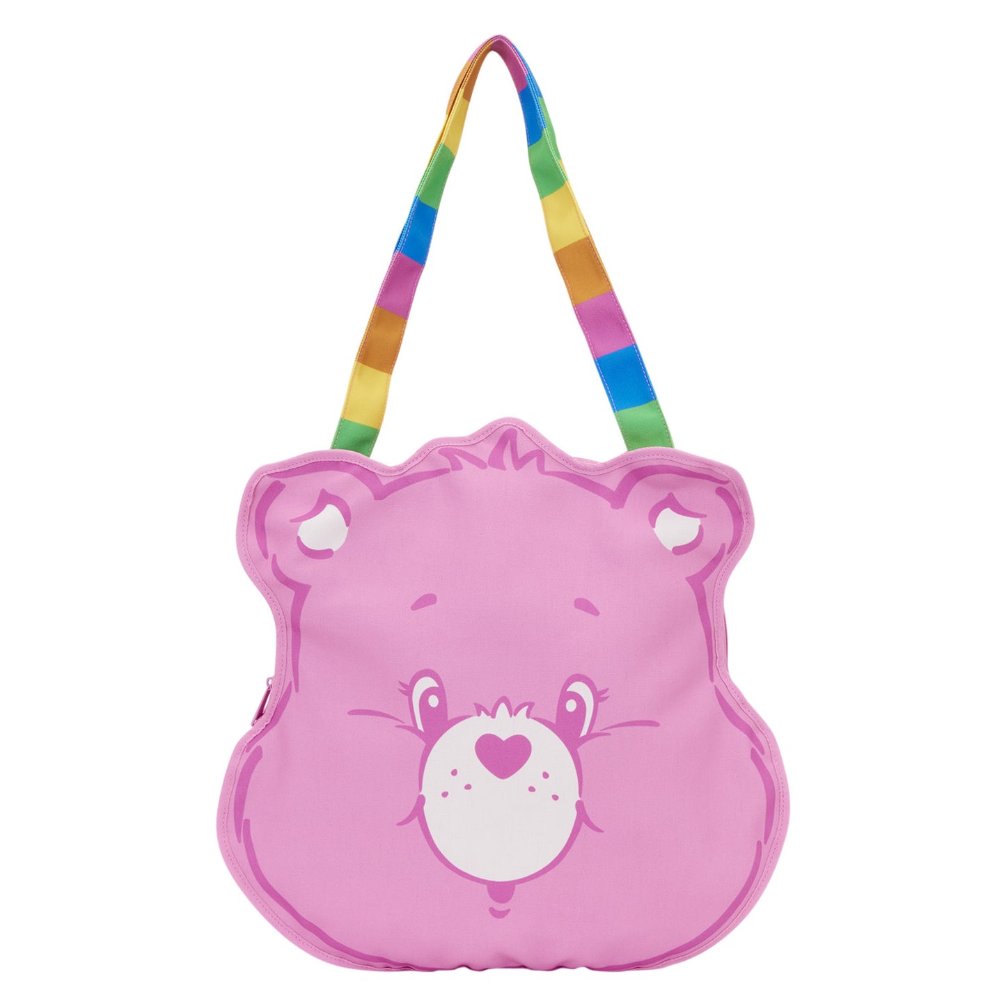 Loungefly Care Bears Cheer Bear Large  Canvas Tote Bag