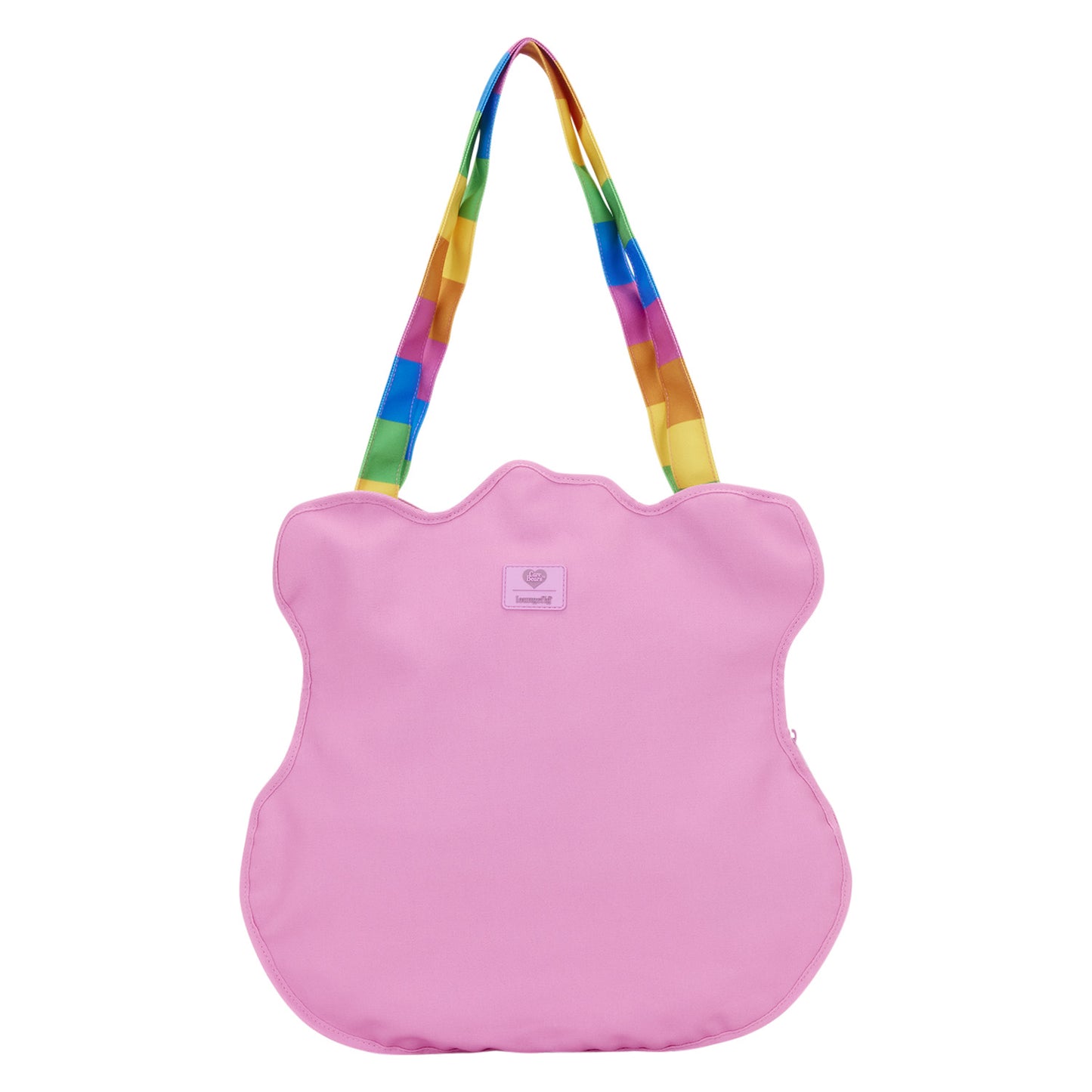 Loungefly Care Bears Cheer Bear Large  Canvas Tote Bag