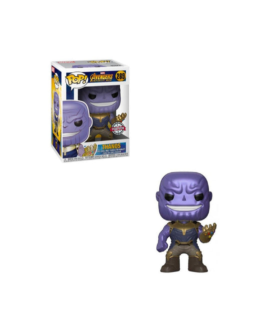 Funko Pop ! Marvel 289 Thanos (metallic) target exc