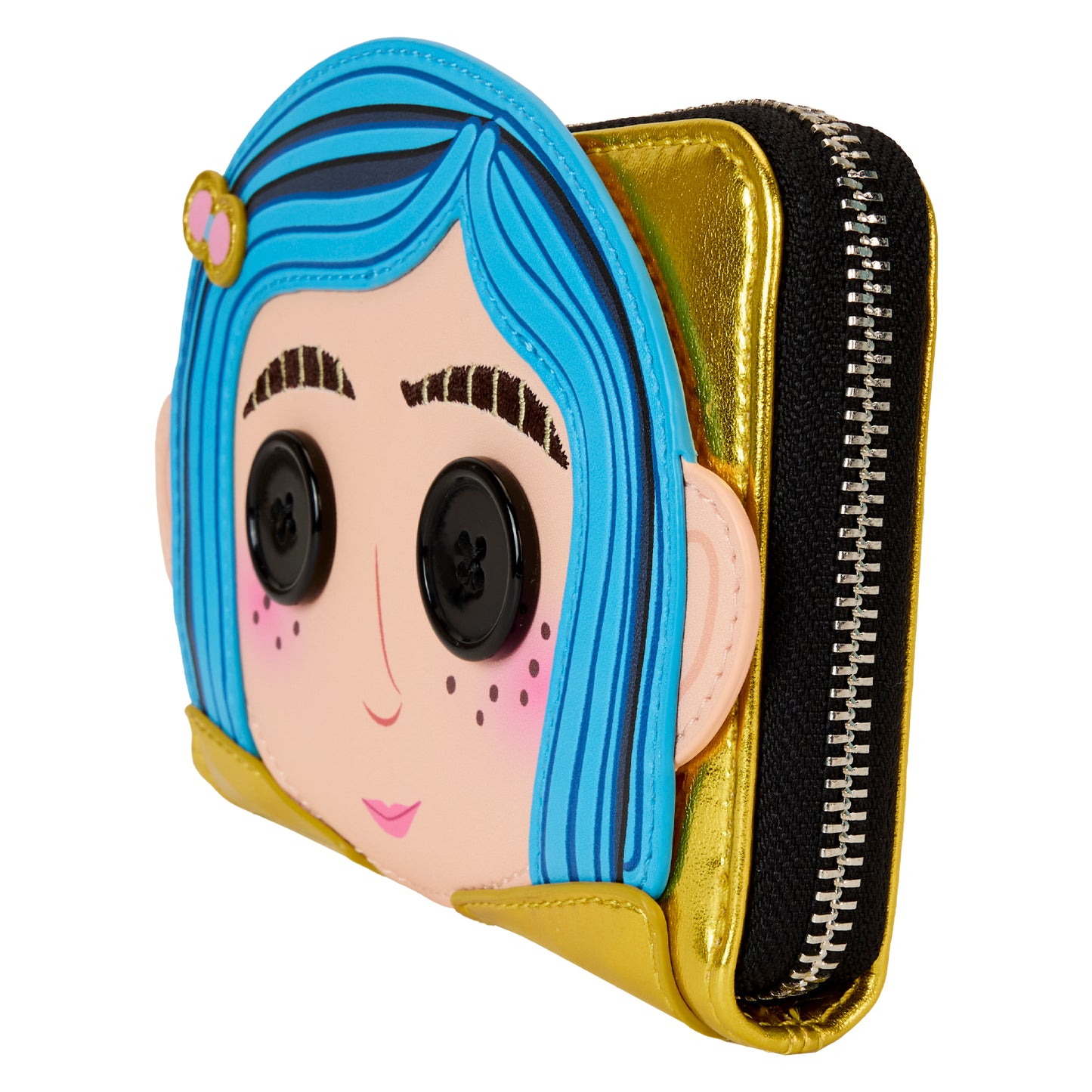 Loungefly Laika Coraline Doll Cosplay Zip Around Wallet