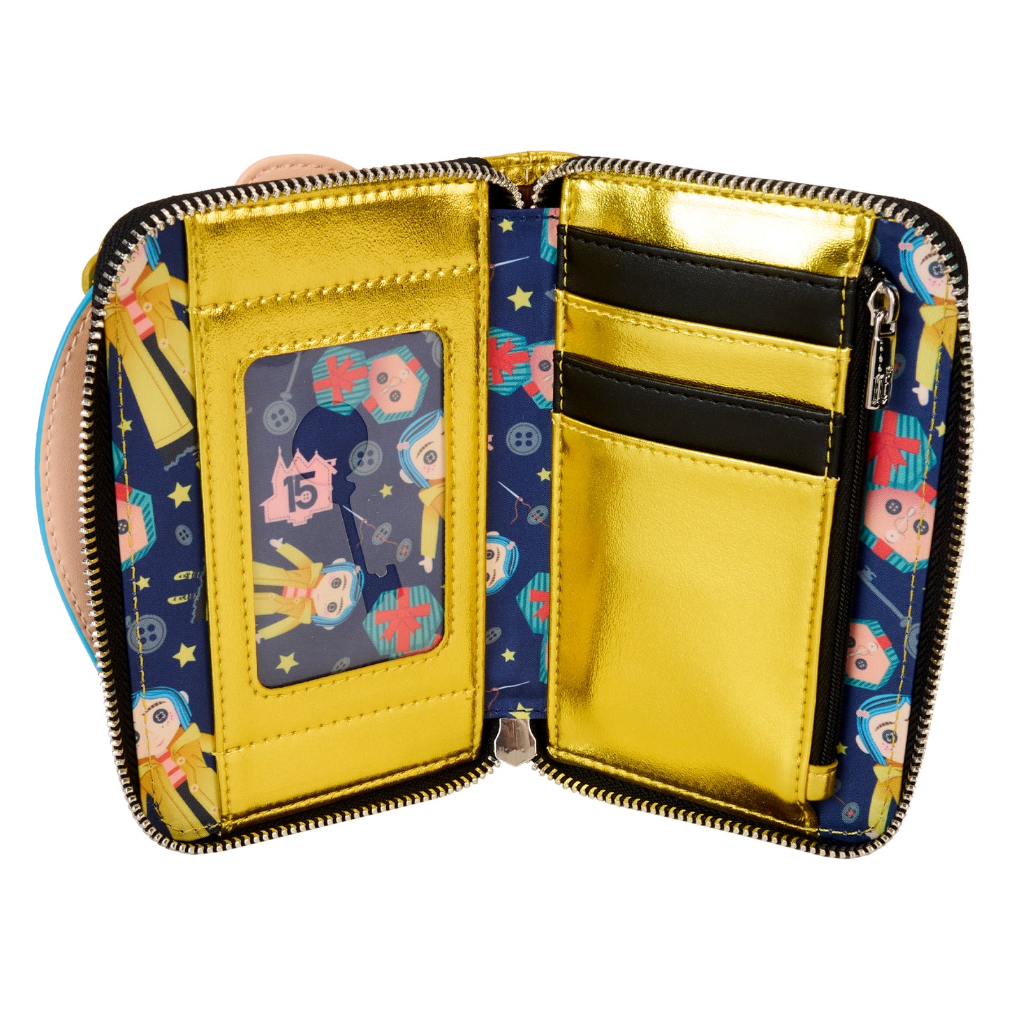 Loungefly Laika Coraline Doll Cosplay Zip Around Wallet