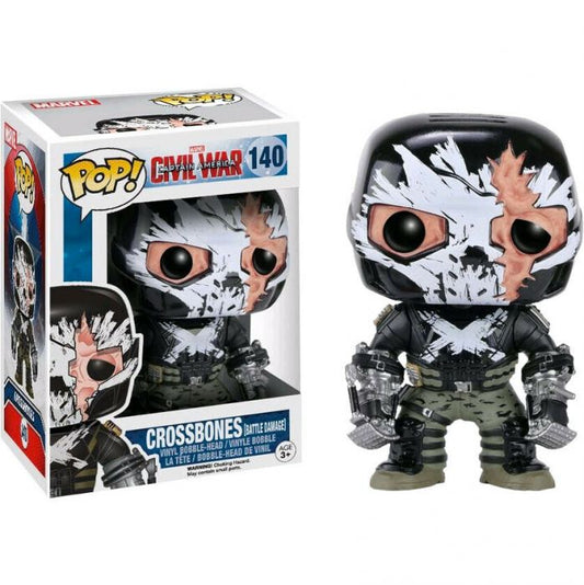 Funko Pop ! Marvel 140 Crossbones (battle damage)