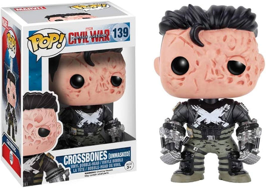 Funko Pop ! Marvel 139 Crossbones (unmasked)