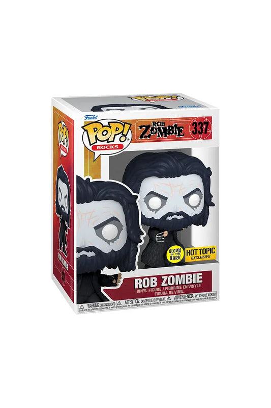 Funko Pop ! Rocks 337 Rob Zombie GITD Hot topic exclusive