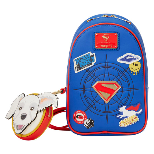 Loungefly DC Supergirl Krypto Sling Crossbody Bag