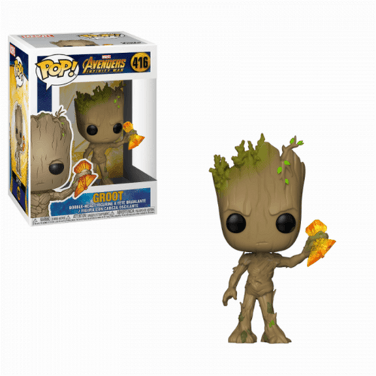 Funko Pop ! Marvel 416 Groot with stormbreaker